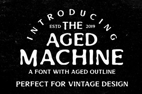 Aged Machine Font Review for Vintage Editorial Design