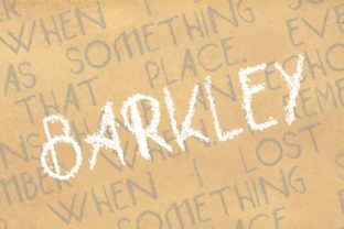 Barkley Font Review: Messy Pencil Display Type for Editorial Design