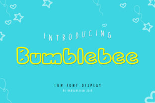 Bumblebee: A Joyful Display Font for Editorial Design Projects