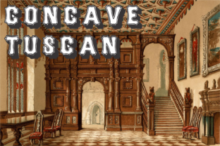 Concave Tuscan Family Font for Artisan Branding