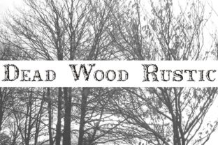 Dead Wood Rustic Font for Natural Brand Identity