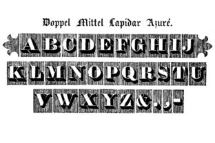 Doppel Mittel Lapidar Azure: A Display Font for Editorial Design