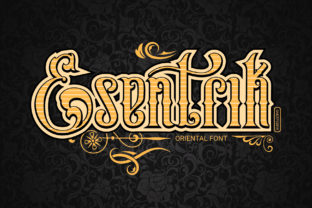 Esentrik: A Bold Display Font for Impactful Marketing Designs