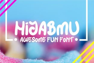 Hijabmu Font: Elevating Campaign Visuals with Fun Display Type