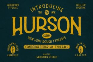 Hurson Font: Handwritten Display Style for Business Branding