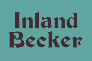 Inland Becker Font Review: A Classical Display Typeface for Branding