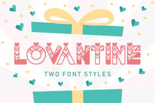 Lovantine Font: Elegant Heart Details for Editorial Design