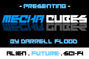 Mechacubes Font: A Futuristic Typeface for Bold Branding