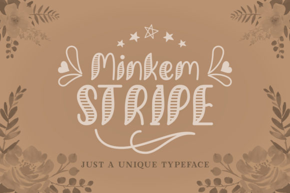 Minkem Stripe Font: Adding Summer Vibes to Brand Design
