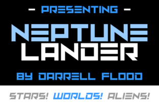 Neptune Lander: A Futuristic Display Font for Sci-Fi and Tech-Themed Editorial Design