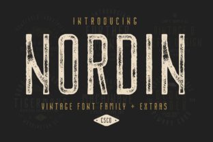 Nordin Family Font Review for Handmade Products