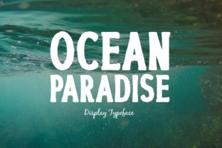 Ocean Paradise Font for Editorial Design and Branding