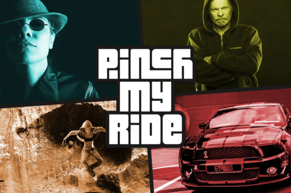 Pinch My Ride Font for Bold Streetwear Branding