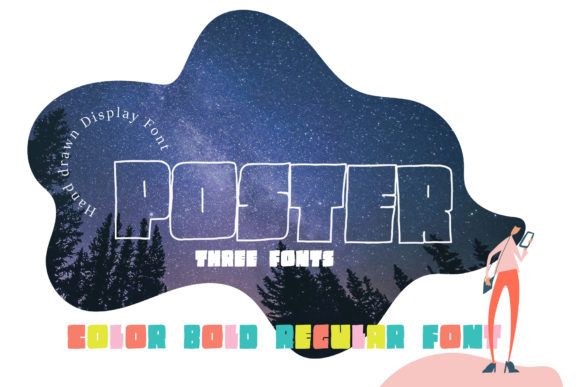 Poster Font: A Playful Display Typeface for Editorial Design