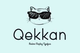Qekkan Font: A Modern Display Typeface for Branding