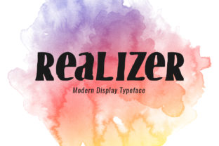 Realizer Display Font for Web Headers and Digital Branding