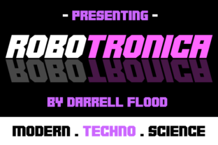 Robotronica Font: Designing Sci-Fi Web Interfaces