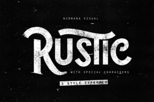 Rustic Font: Bold Display Typography for Branding